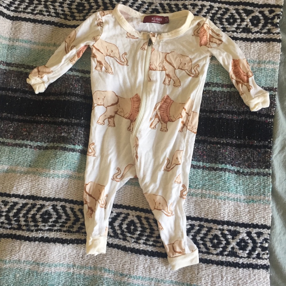 Milkbarn onesie pajamas (3-6 months)